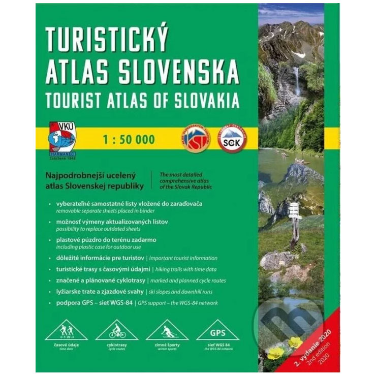 Tourist Atlas of Slovakia 1:50.000